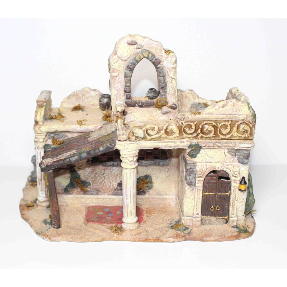 2002 Grandeur Noel Bethlehem Village Nativity Manger Replacement 10"w x 8"t